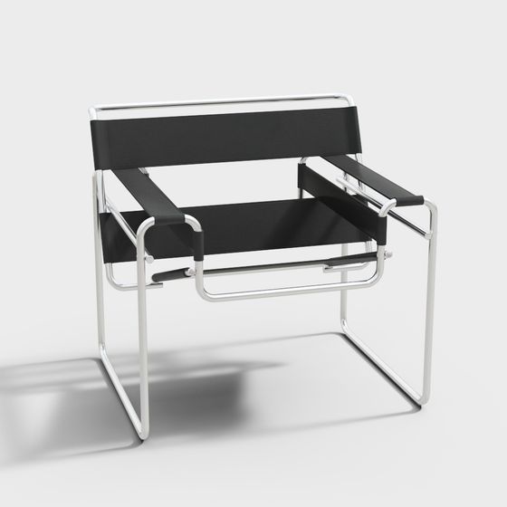 Wassily Chair 3D model - Modern Elegance