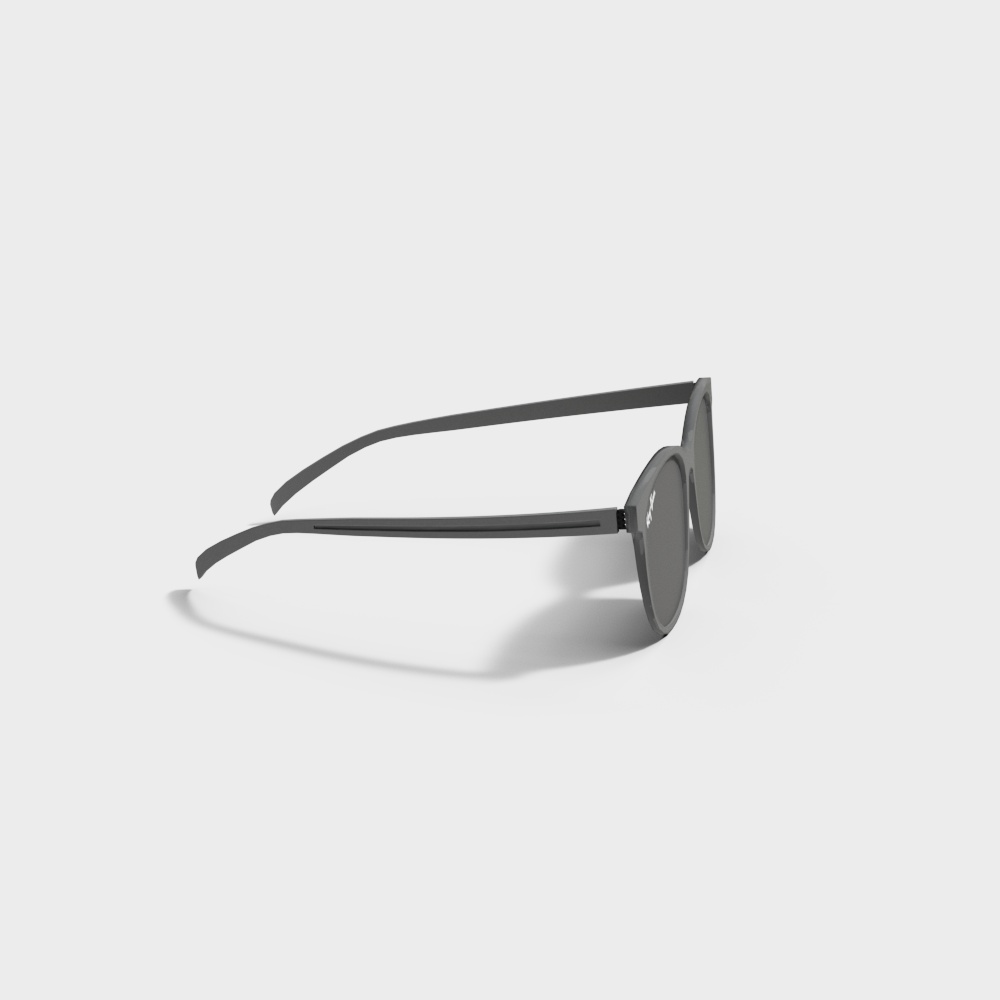 Futuristic Low-Poly Sunglasses 3D Model