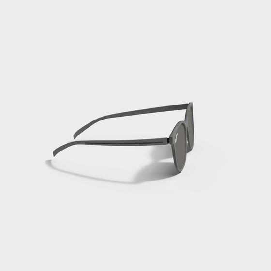 Futuristic Low-Poly Sunglasses 3D Model