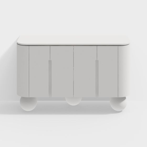 Spherical Base Cabinet 3D model