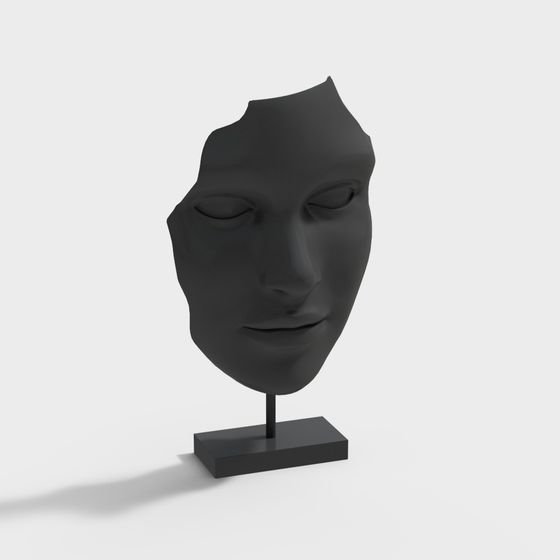 Abstract Mask 3D model