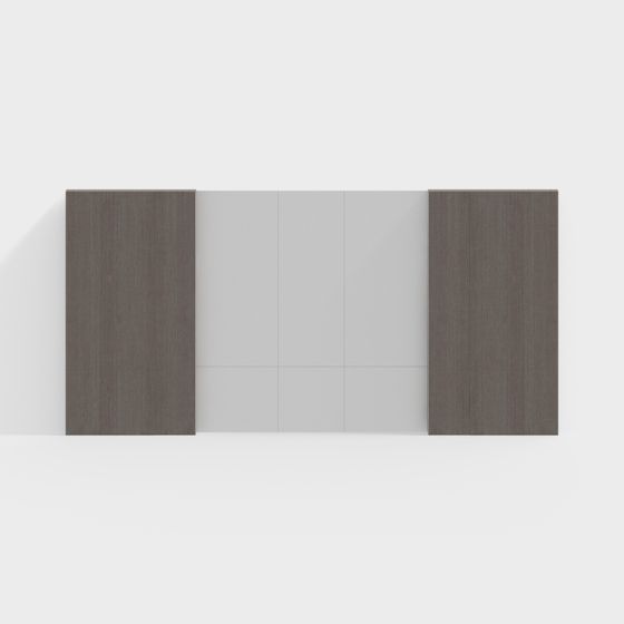Split Panel 3D Model for Modern Aesthetics