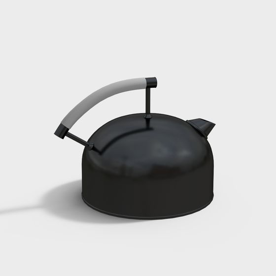 Vintage Teapot 3D model with Low-Polygon Design