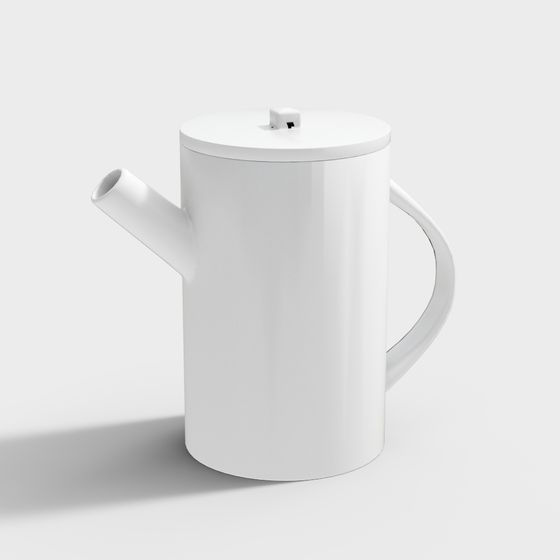 Minimalist 3D Teapot Model