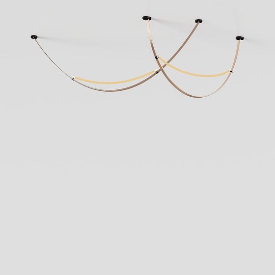 Streamlined Chandelier 3D model