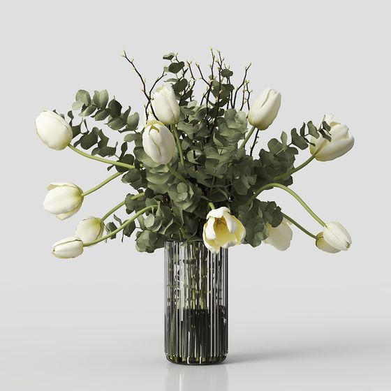 Spring Bouquet 3D model