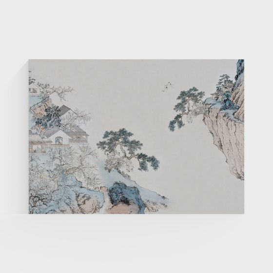 Ancient Elegance Mountain Residence 3D model