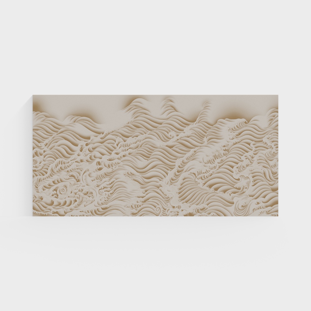 New high-end atmospheric wall fabric mural for Ireland, Chinese hard package, living room, bedroom, headboard, sofa background wall painting, modern landscape painting 17