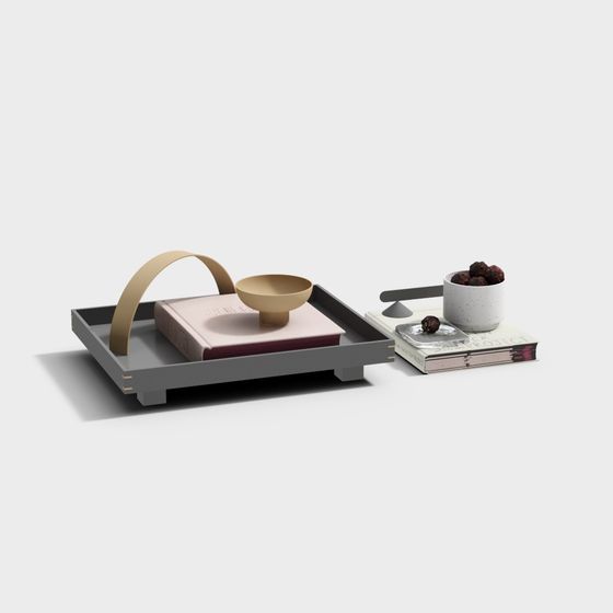Elegant Tray 3D model for Modern Interiors