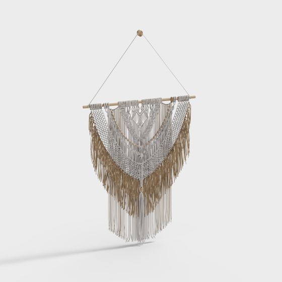 Macrame Wall Hanging 3D model