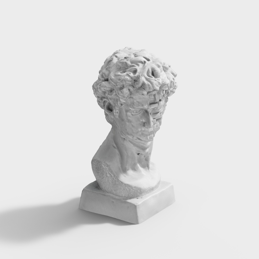 Classical Statue 3D model