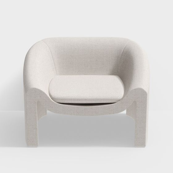 Cozy Lounge Chair 3D model