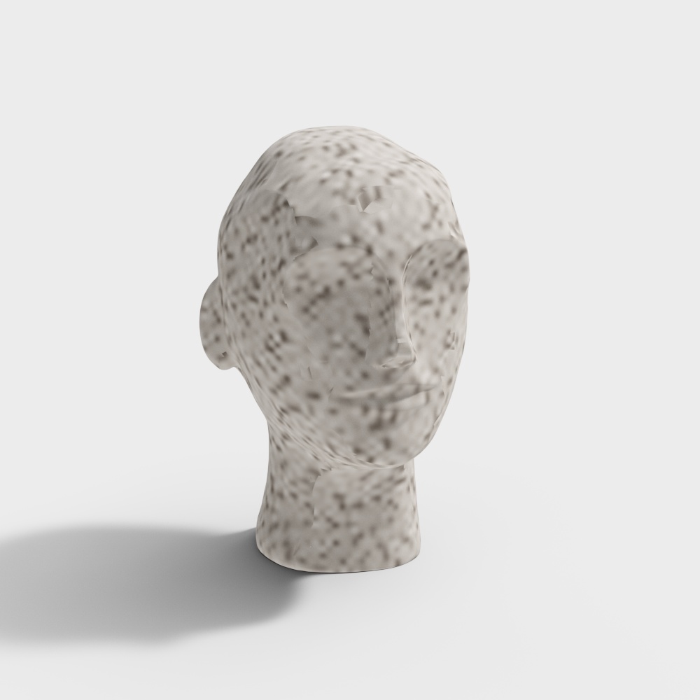 Abstract Human Head 3D model