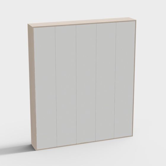 Minimalist Wardrobe 3D model