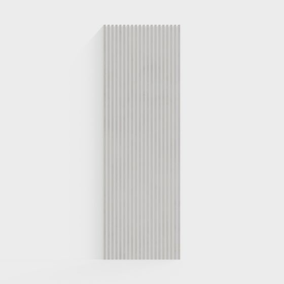 Striped Wall Panel 3D Model