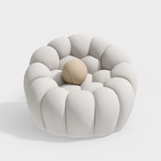 Cloud Sofa 3D model for Modern Aesthetics