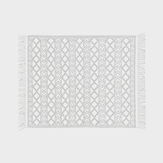 Elegant Woven Carpet Low Polygon 3D Model