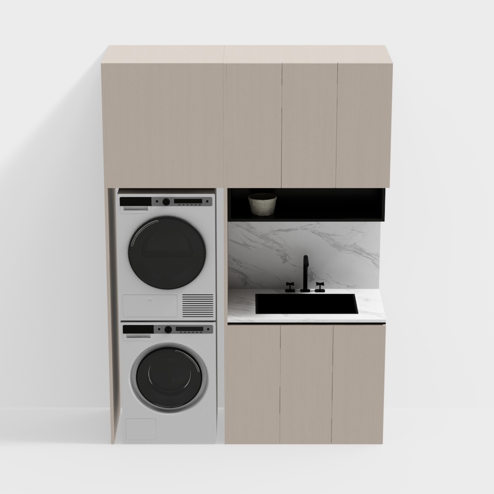 washing machine cabinet