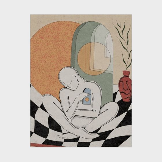 Serene Window 3D model for Creative Projects