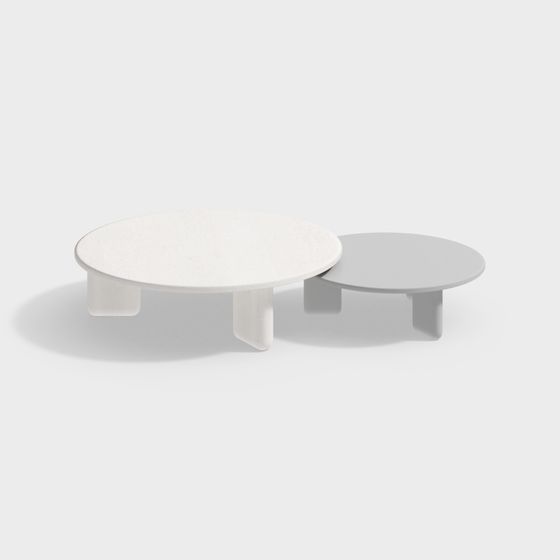 Minimalist Round Table 3D model