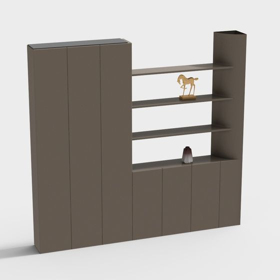 Urban Elegance Bookshelf 3D model