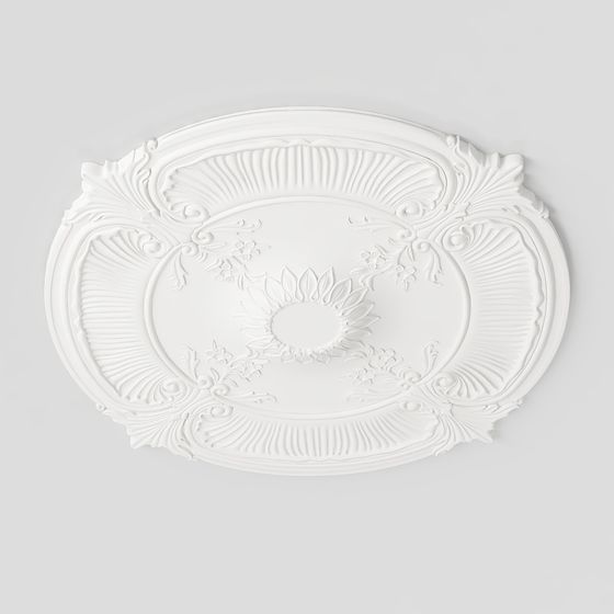 Floral Symphony Ceiling Decor 3D Model for Creative Spaces