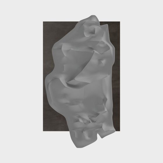 Abstract Stone Block 3D model