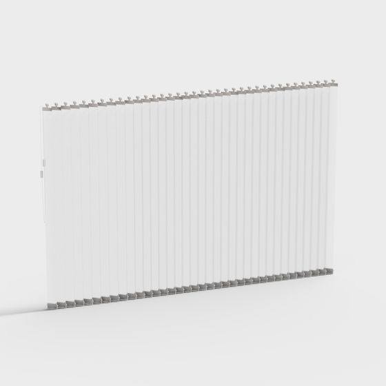 Modern Metal Louver 3D model