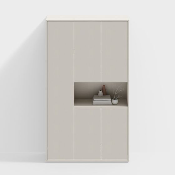 Stylish Urban Storage Cabinet 3D model