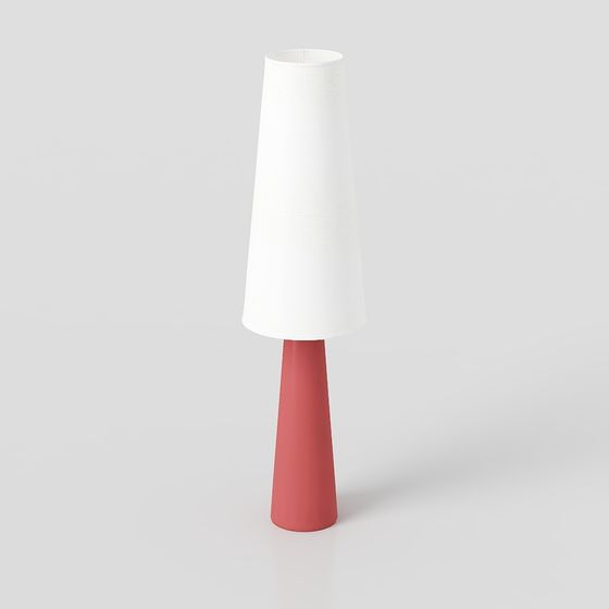 Elegant Low-Poly Table Lamp 3D model for Modern Spaces