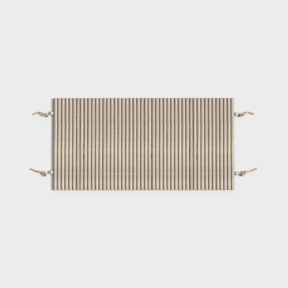 Bamboo Woven Carpet 3D model