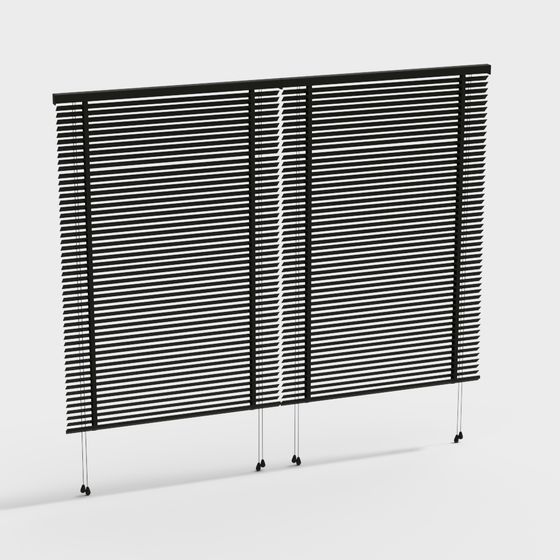Elegant Minimalist Blinds 3D model