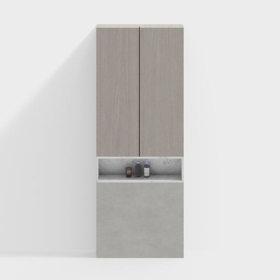 Urban Window Storage Cabinet 3D model