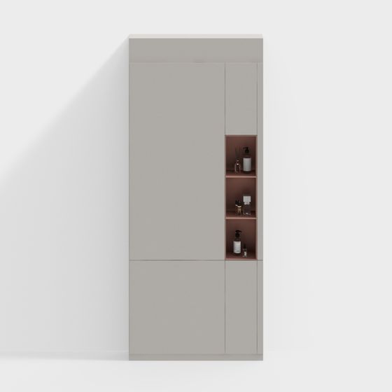 Minimalist Bathroom Cabinet 3D model
