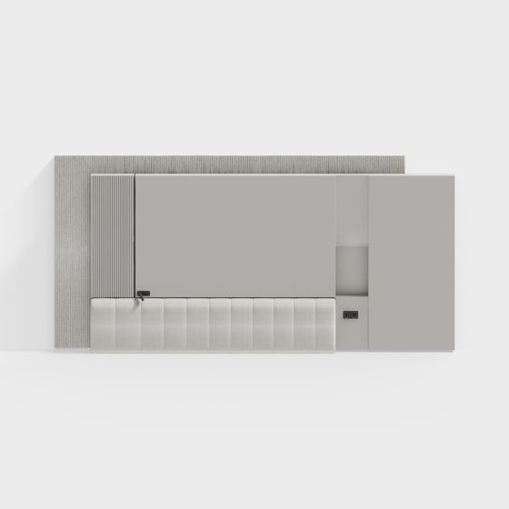 Urban Panel 3D model for Contemporary Design