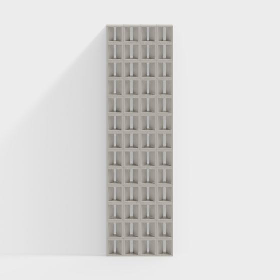 Urban Grid Shelf 3D model