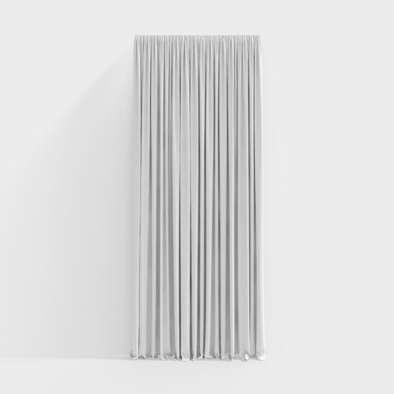 Folded Curtain 3D model