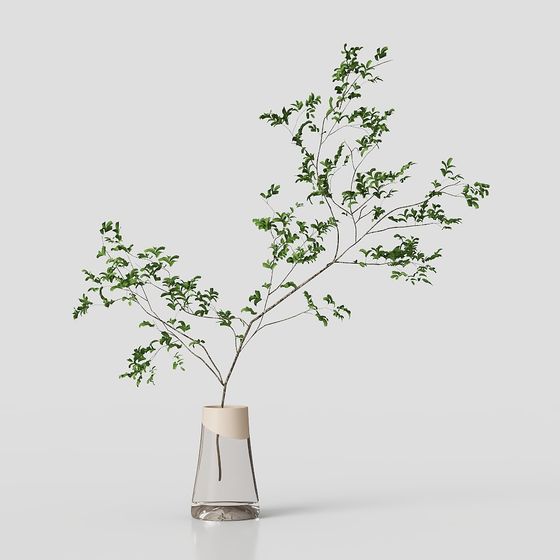 Nature's Melody Vase 3D model