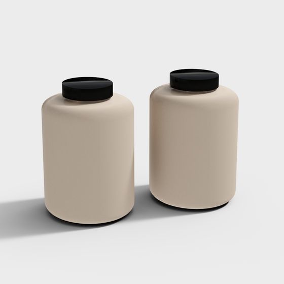 Urban Storage Jars 3D model