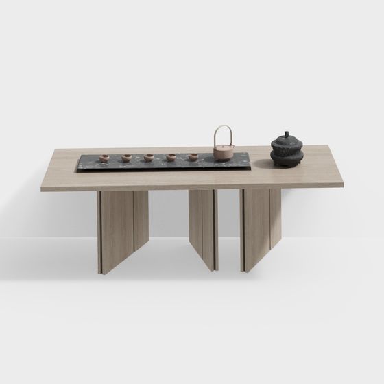 Minimalist Tea Table 3D model