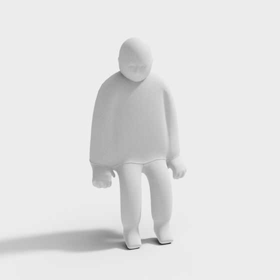 Minimalist Walker 3D Model