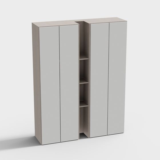 Urban Storage Cabinet 3D model