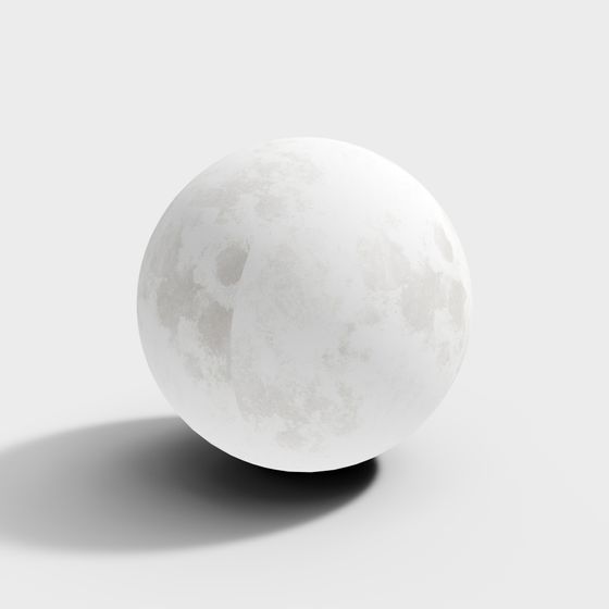 Luminous Moon 3D model