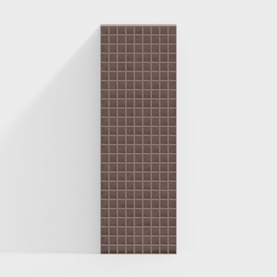 Urban Grid Wall Low-Poly 3D model