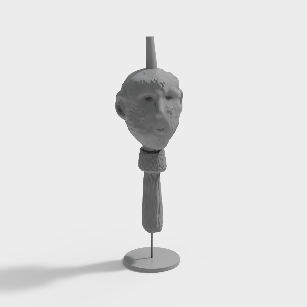 Ancient Roman Bust 3D model