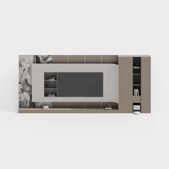 Elegant 3D Model TV Cabinet for Modern Interiors
