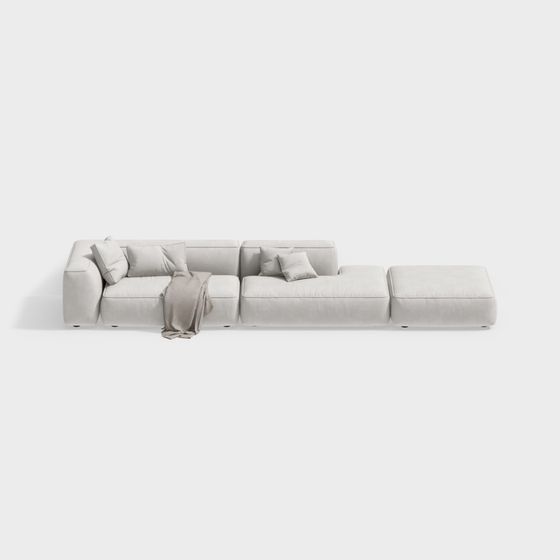 Urban Comfort Sofa 3D model