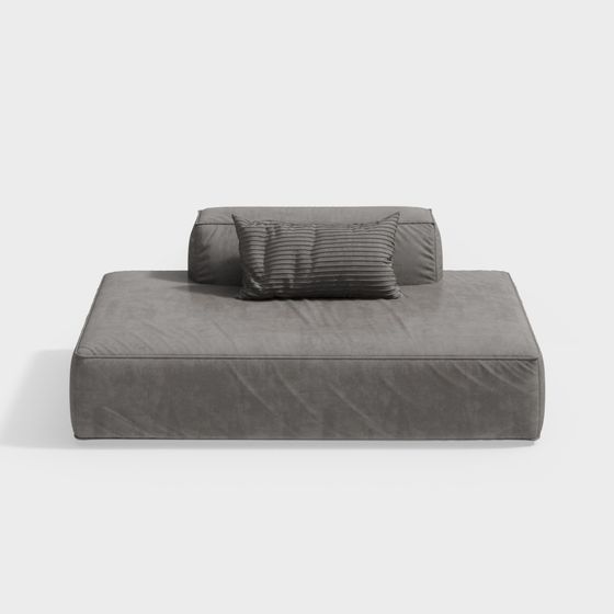 Urban Comfort Lounger 3D model for Creative Projects