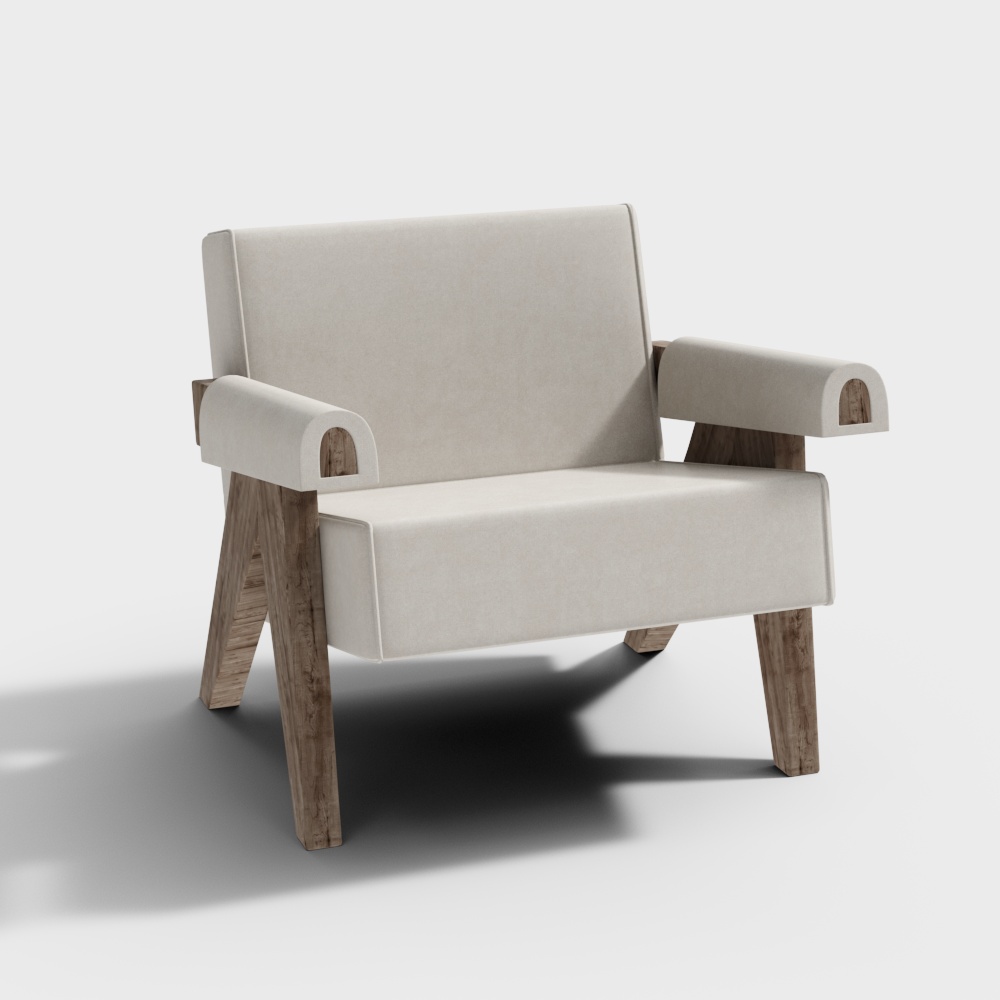 Ghế sofa phong cách kem hiện đại