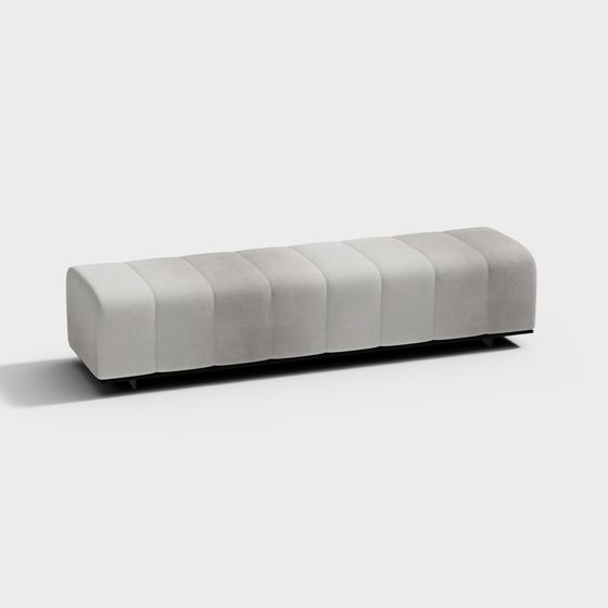 Urban Bench 3D model for Contemporary Designs